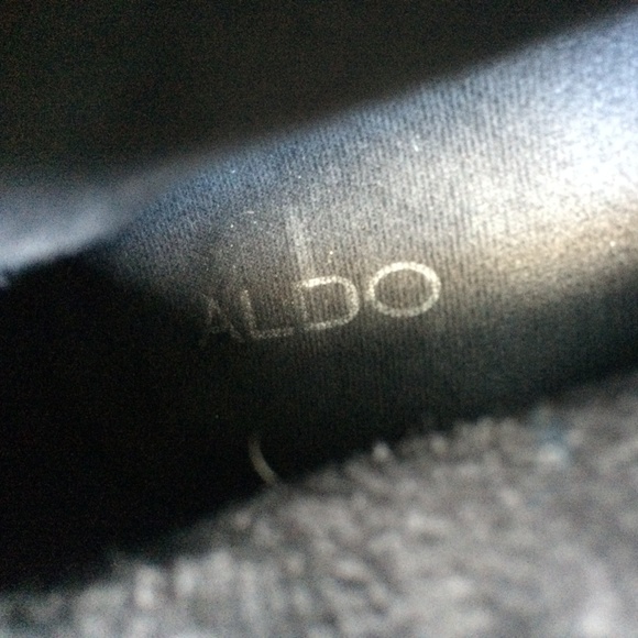 Aldo Grey Wedge Laces Booties size 9 to 10 - Picture 5 of 5